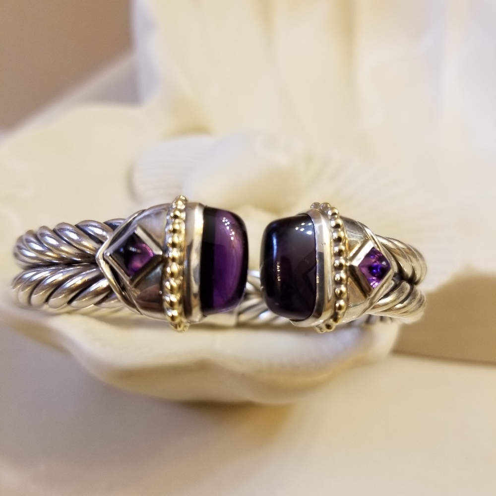 Renaissance Italian cable bracelet - Picture 2 of 8